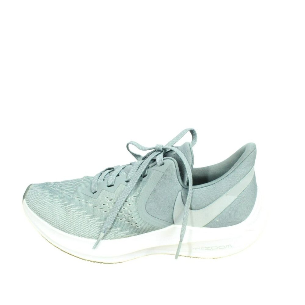 Nike Air Zoom Winflo Gray Nylon Lace Up Low Top Athletic Sneaker Shoes Size 9